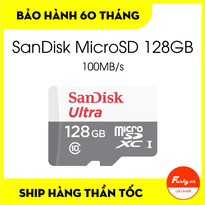 Thẻ nhớ Micro SD SanDisk 128GB