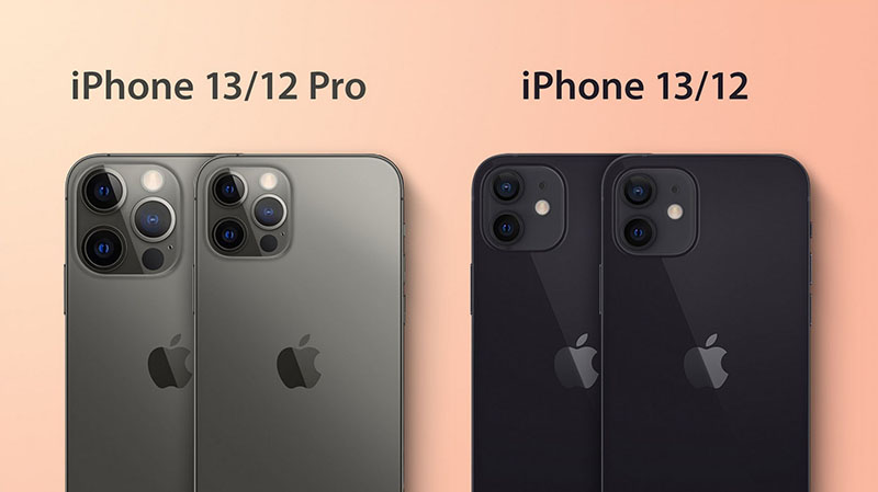 Kích thước camera của iPhone 13 và iPhone 13 Pro có vẻ to hơn nhiều so với iPhone 12/iPhone 12 Pro